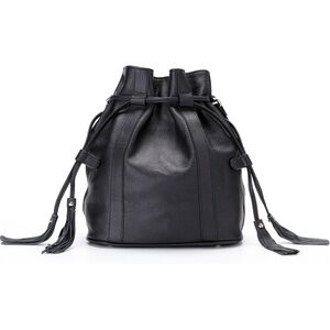 La Poet | Leather Bucket Bag